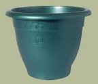 Green Campana pot by Mercury Pots